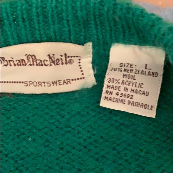 Brian MacNeil sportswear Wool Sweater - Picture 4 of 4